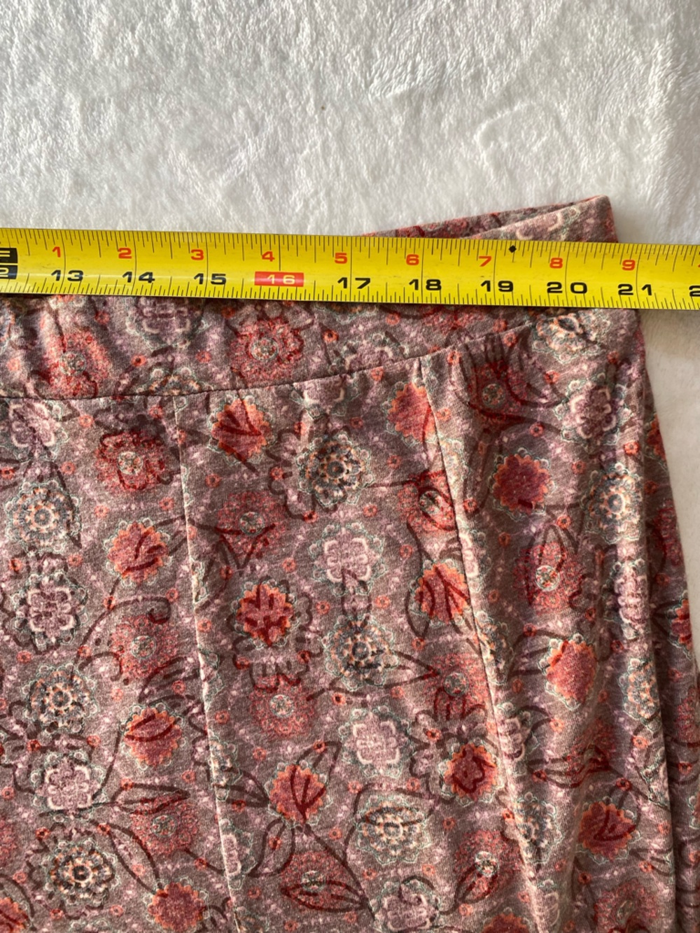 Coldwater Creek Floral Gored Midi Skirt 2X Lined Boho Cottagecore Paisley Plus - Picture 6 of 9